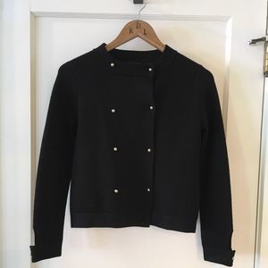 J Crew Black Wook Jacket